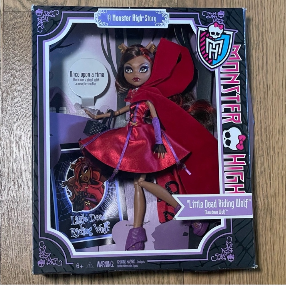 NIB - Monster High - Clawdeen Wolf - “Little Dead Riding Wolf” Doll